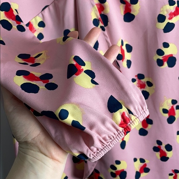 Pink 60s Inspired Mini Dress - Picture 3 of 3